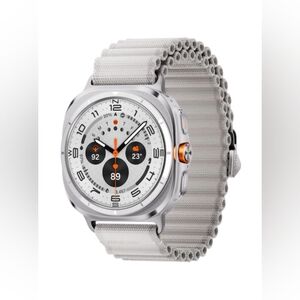 Samsung Galaxy Watch Ultra, 47mm, Titanium White W/ Extra Bands BT Wifi 4G LTE